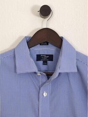 J.Crew Thompson Shirtings Wrinkle-Free Gingham Dress Shirt